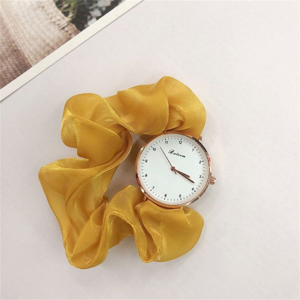 Korean watches for girls Ins Girls Alloy Ribbon Streamer Watch Female