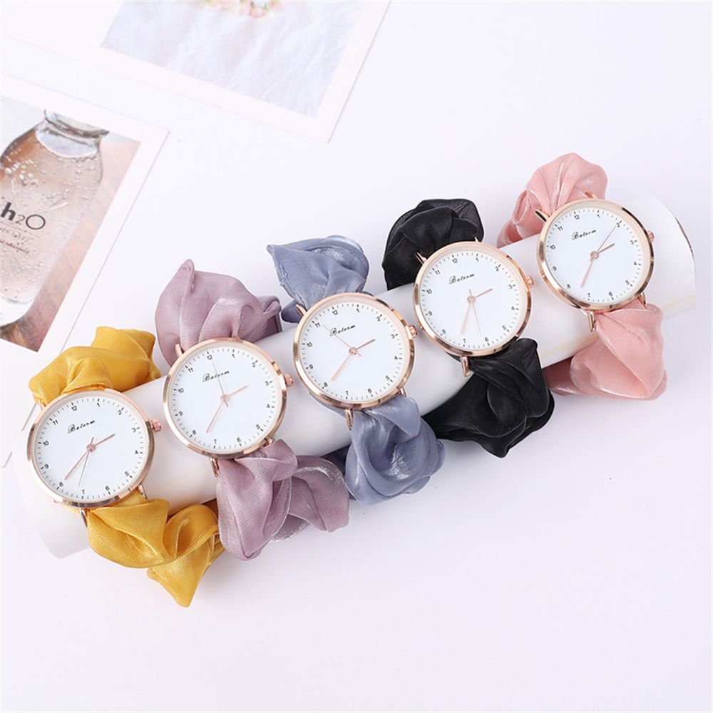 Korean watches for girls Ins Girls Alloy Ribbon Streamer Watch Female