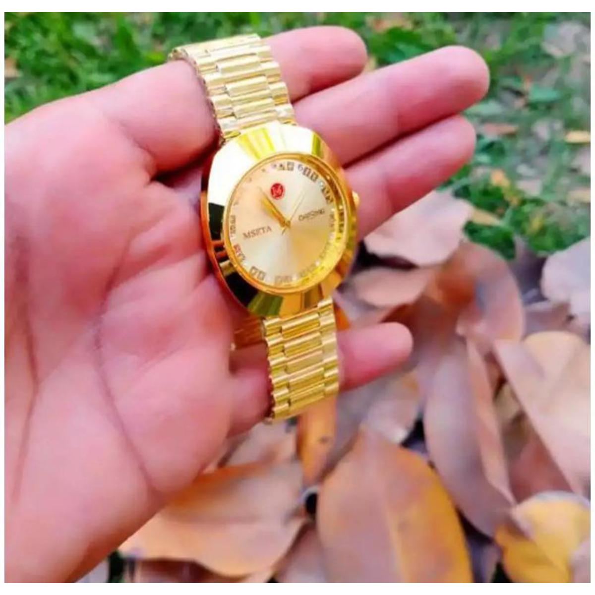 Premium Gold watch for business mens - Limited stock