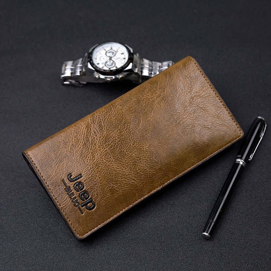 New Trendy SLIM PU Leather Long Wallet For Men and Women