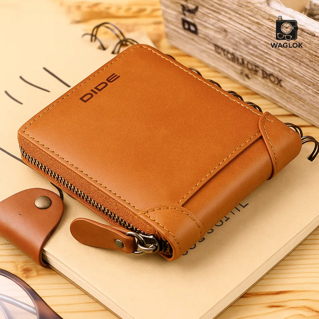 Leather GOL Zip Wallet / Men Fashion Wallet / Men’s leather wallet / Gents wallet