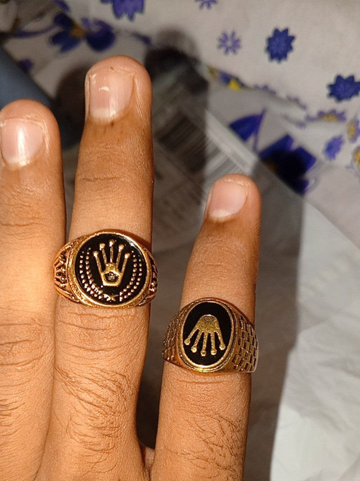 New fashion Golden King Ring Crown for Men & boy