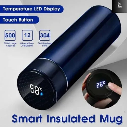 Temperature Water Bottle, LED, LED 500ML Smart Thermos For Gym , For Girls & Boys
