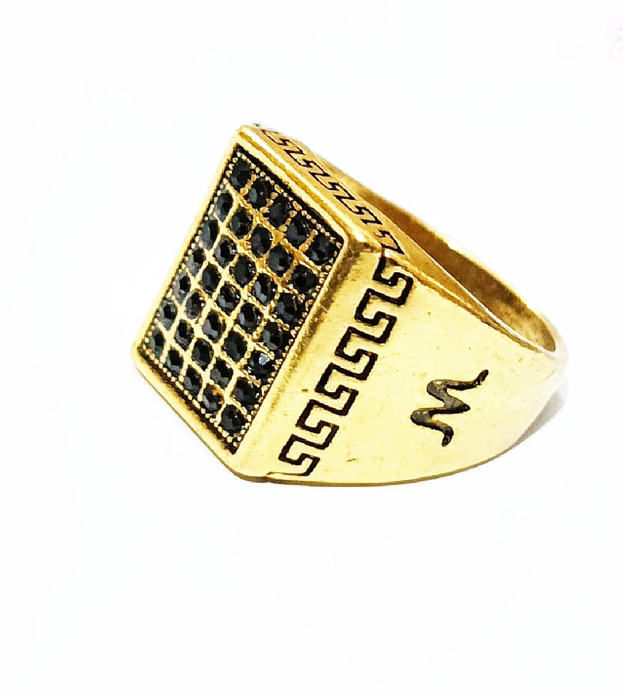 New fashion Golden King Ring Crown for Men & boy