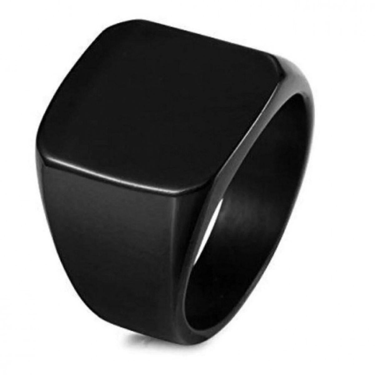 Black Titanium Ring & Men Black Titanium Challa for Men Pack