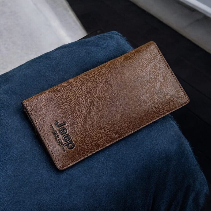 New Trendy SLIM PU Leather Long Wallet For Men and Women