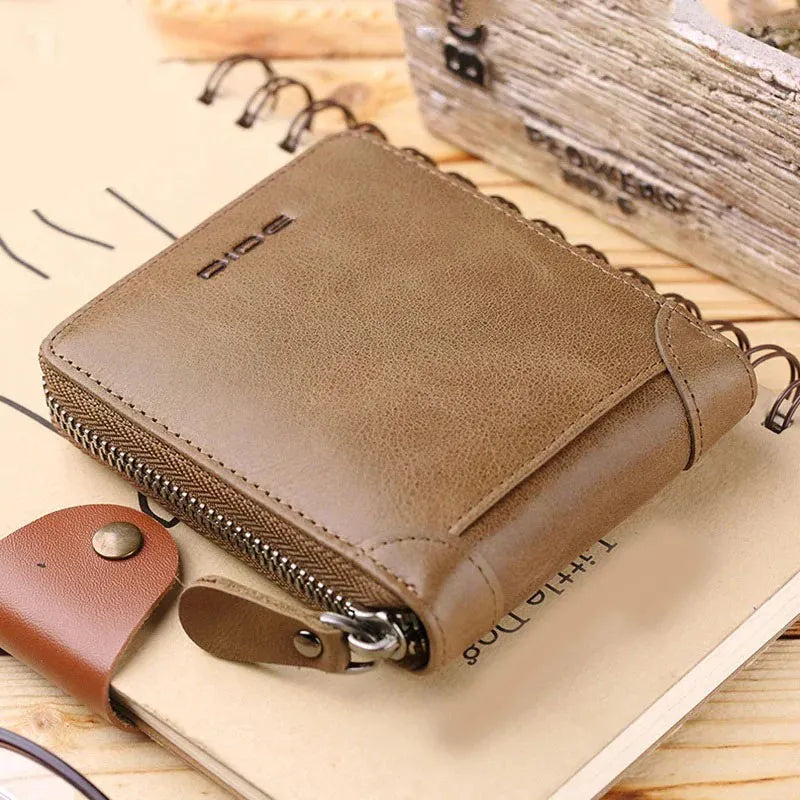 Leather GOL Zip Wallet / Men Fashion Wallet / Men’s leather wallet / Gents wallet