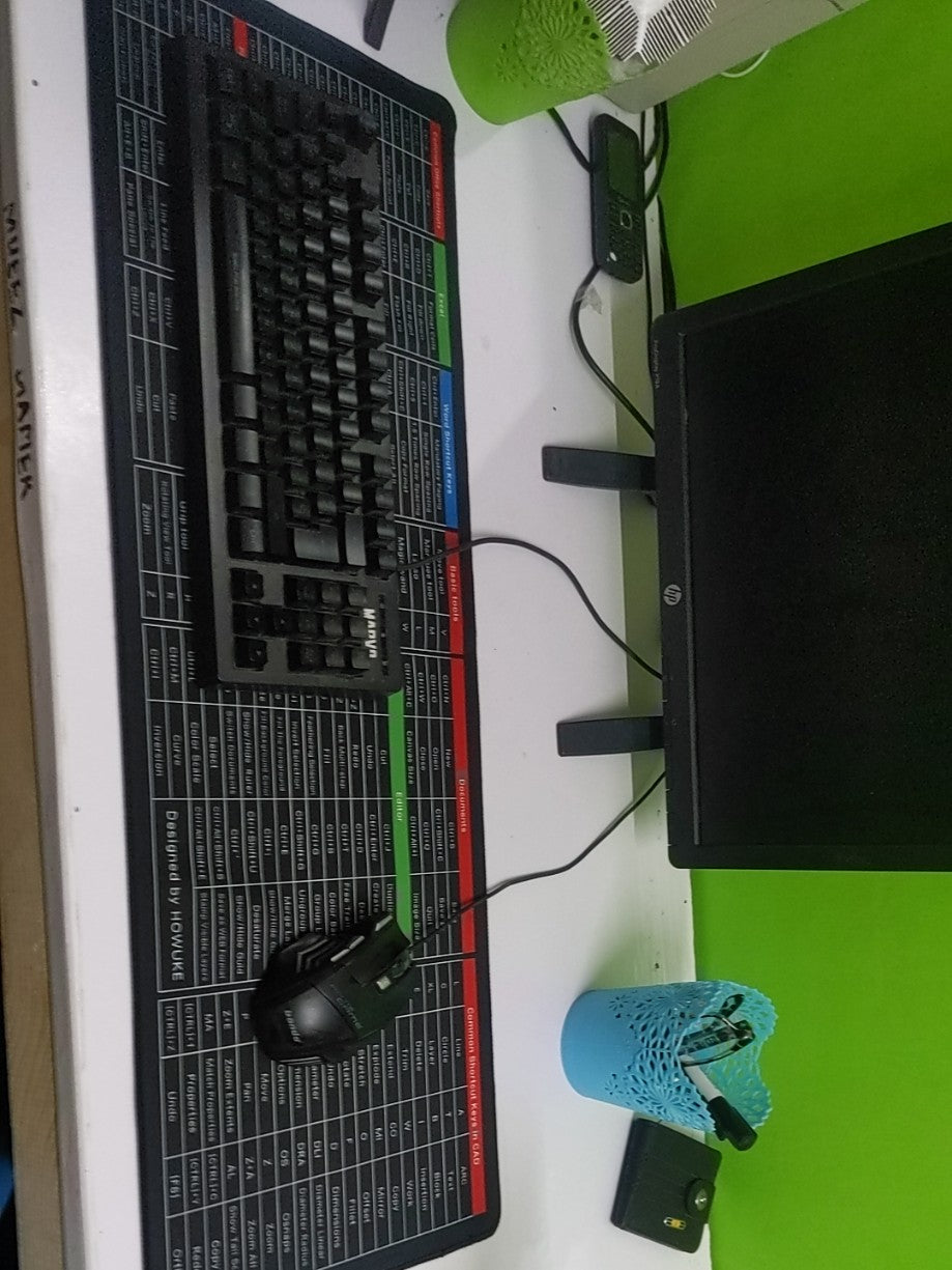 Colexy Keyboard Shortcut Mouse Mat Large Mouse Mat with Excel 800 x 300 x 3 mm Keyboard Shortcuts