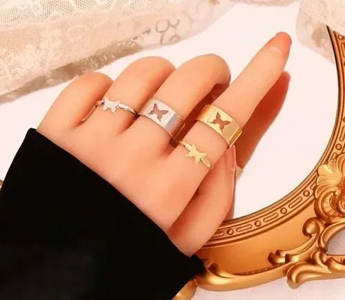 Trendy Couple Rings Stylish Rings For Couples Valentines Day Gift for Lovers