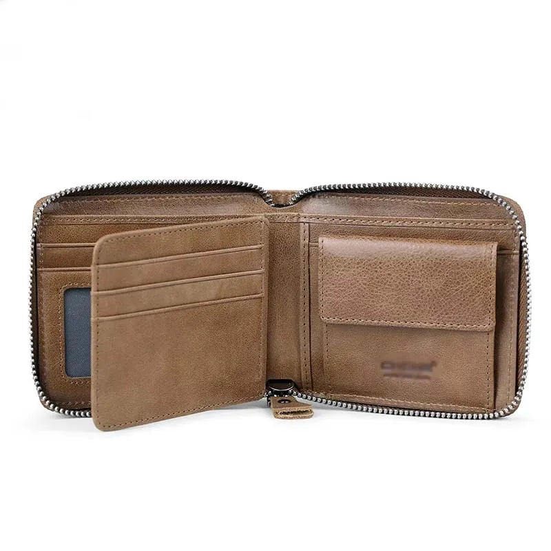 Leather GOL Zip Wallet / Men Fashion Wallet / Men’s leather wallet / Gents wallet