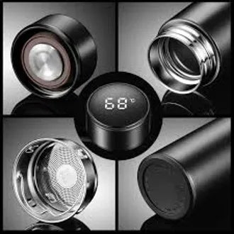 Temperature Water Bottle, LED, LED 500ML Smart Thermos For Gym , For Girls & Boys