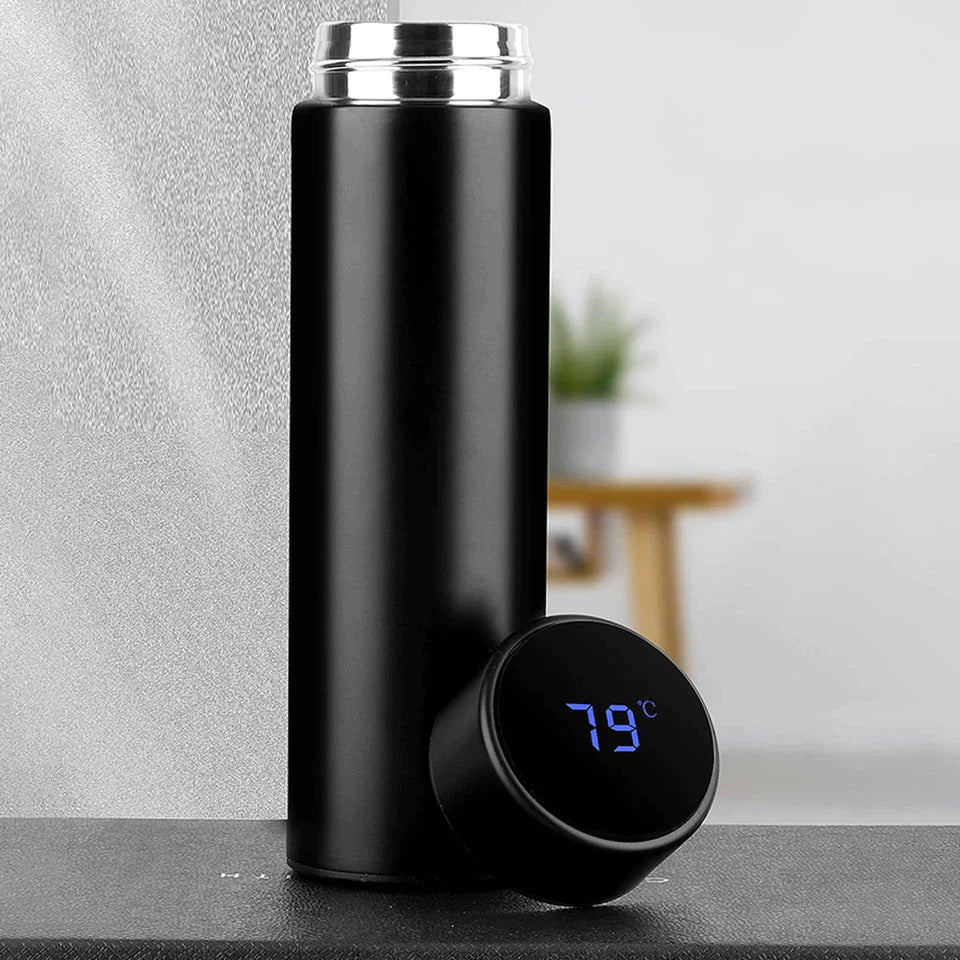 Temperature Water Bottle, LED, LED 500ML Smart Thermos For Gym , For Girls & Boys