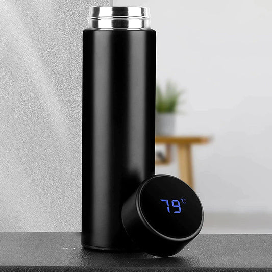 Temperature Water Bottle, LED, LED 500ML Smart Thermos For Gym , For Girls & Boys