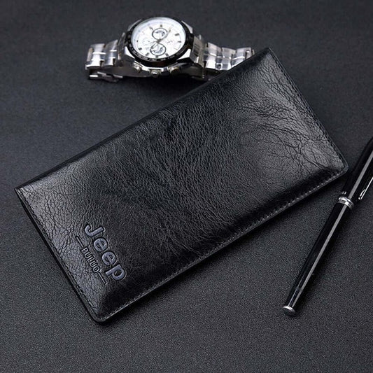 New Trendy SLIM PU Leather Long Wallet For Men and Women